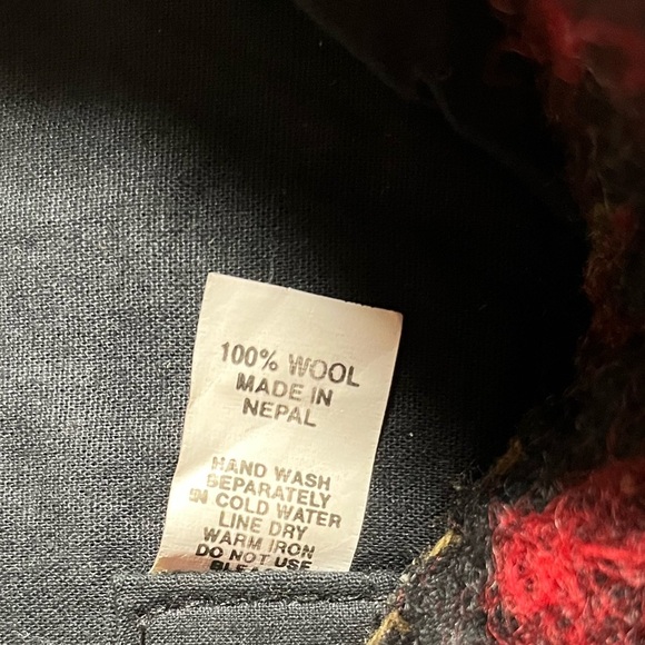 Ethnic Nepal Felted 100% Wool Floral Large Bag Tote - Picture 7 of 9